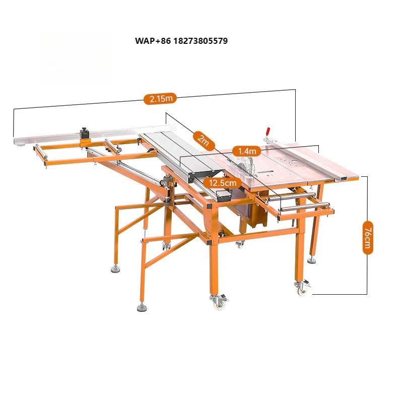 WJ180 Automatic Table Saw Machine Qingdao Allison Multi-Function Woodworking with Mini Edge Bander High-Accuracy Circular Saw