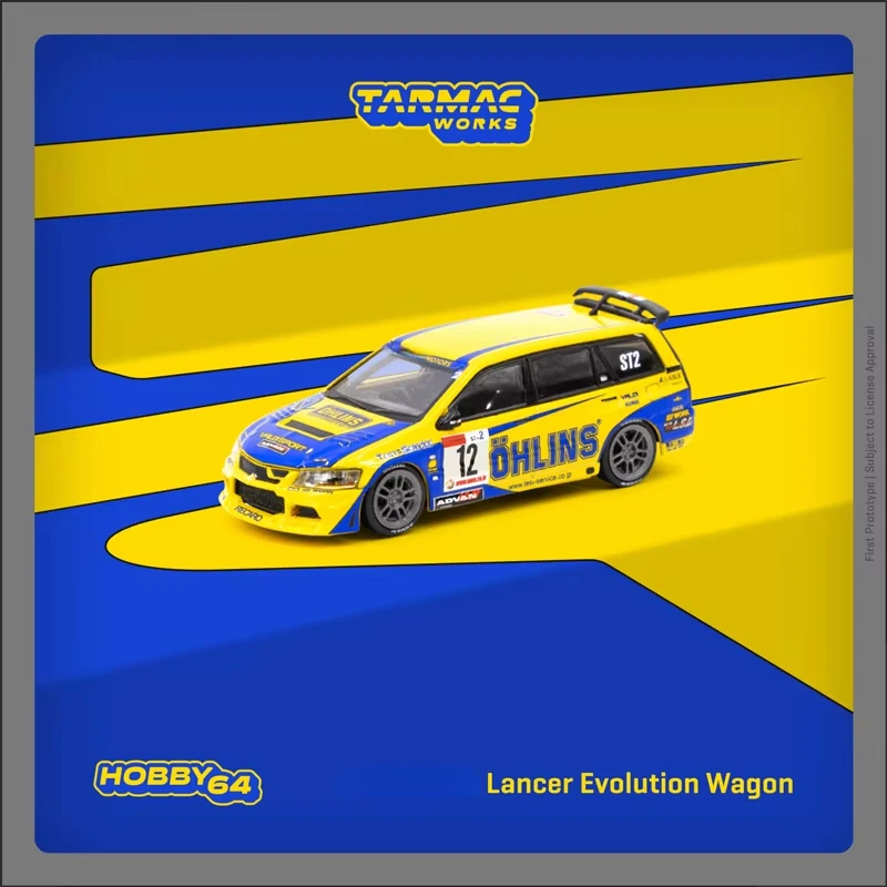 

Tarmac Works TW 1:64 Lancer EVO Wagon OHLINS Diecast Model Car