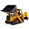 Excavator yellow