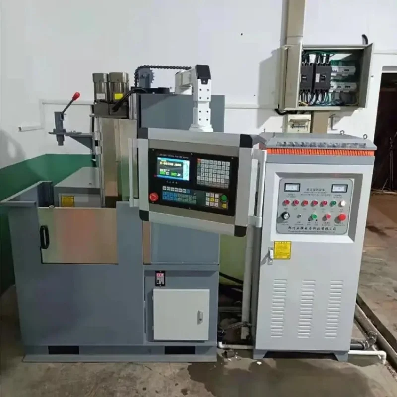 

Высокотемпературная небольшая коммерческая печь для плавления металла, станок, рельсовый индукционный нагрев