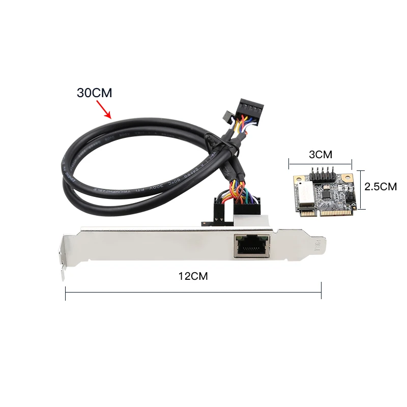 10/100/1000mbps RJ-45 LAN Adapter Gigabit PCI-E Network Card Ethernet MINI PCIE Lan Card PCIE network adapter with Realtek 8111H