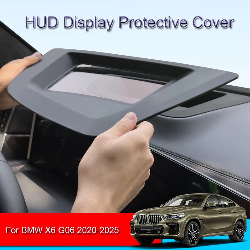 Car HUD Display Protective Cover For BMW X6 G06 2020-2025 Head Up Display Reflective Projection Screen Dustproof  Accessor