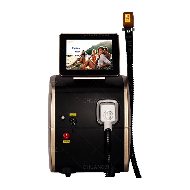 Best Strong Power Soft Light Professional Permanent 808Nm Diode Laser Hair Removal Machine