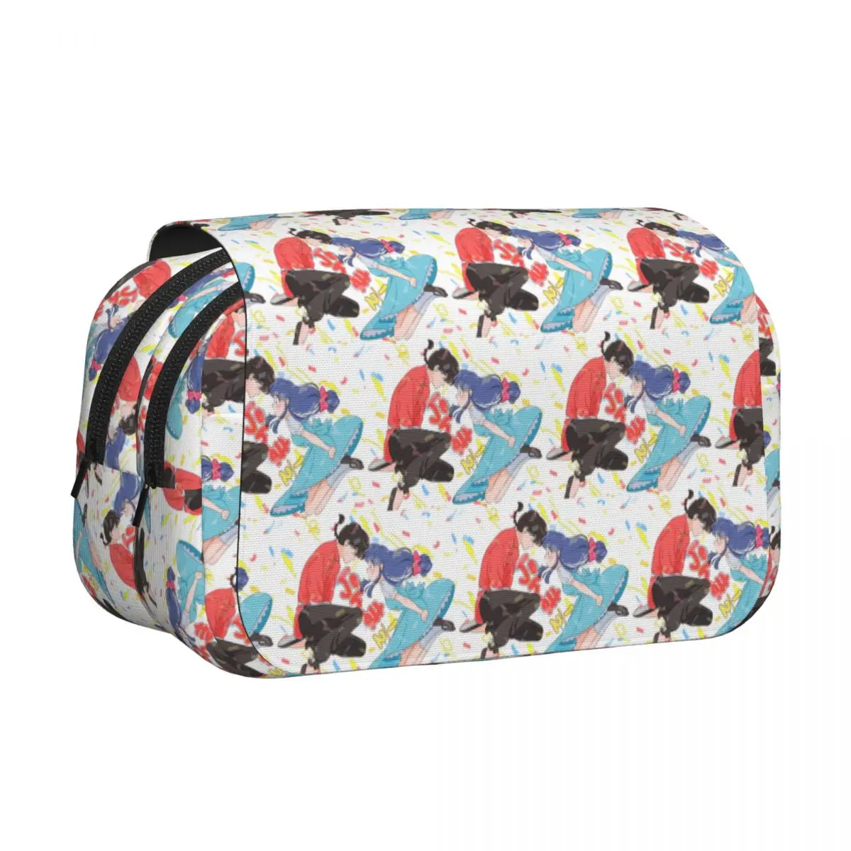 P Chan Ranma Akane Anime Pencil Cases Pen Holder Hard Shell Leather Large Capacity Pen Box Pencil Bag for Kids Gifts