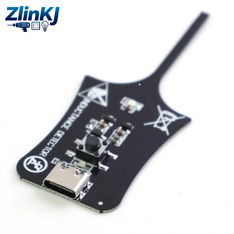 Compact Inductance Tester Type-C/Battery Powered Accurate Electromagnetic Induction Meter for PC Repair Workshop Use