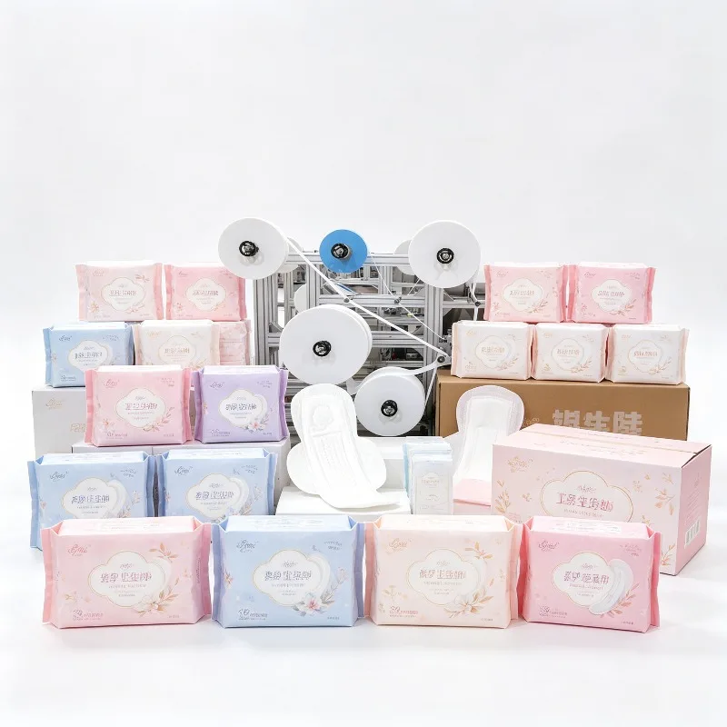 Complete Sanitary Napkin Manufacturing Line | Automatic Ultra Thin Pad Making Machine with Packing | Factory Price Global Shippi