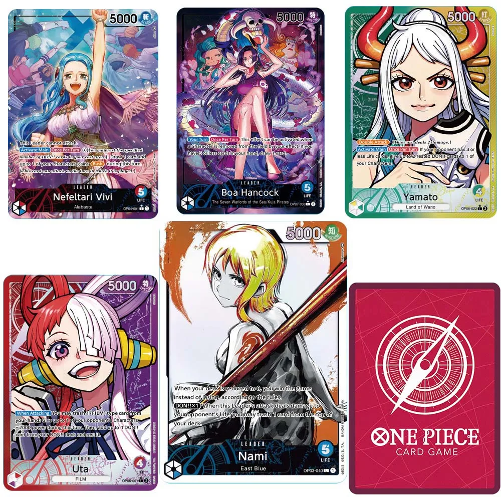 

Anime proxy card One Piece Nami Hancock Vivi Yamato OPCG English Version Toys Christmas Gift Collection Card