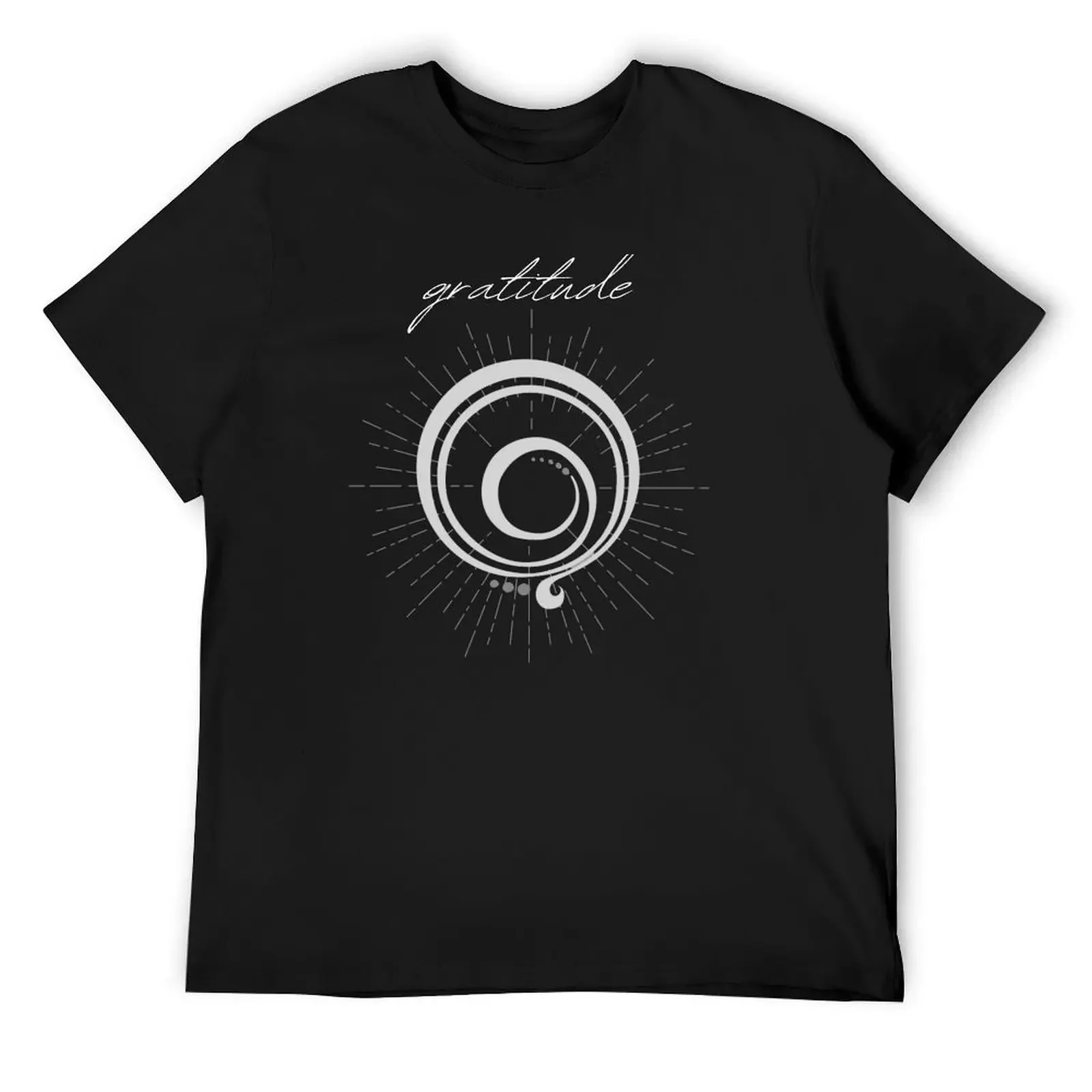 

Gratitude T-Shirt vintage t shirts Funny t-shirt funny shirt cotton men t shirts
