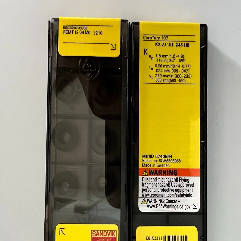 

Hard alloy cutting blades RCMT1204M0 3210