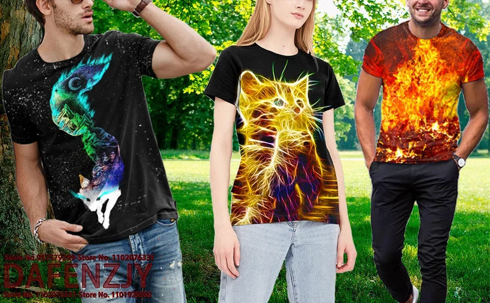 Fashion Personality Custom Photo/logo/name 3D All Over Print T Shirt Casual Short Sleeve T-Shirt High Quality Wholesale