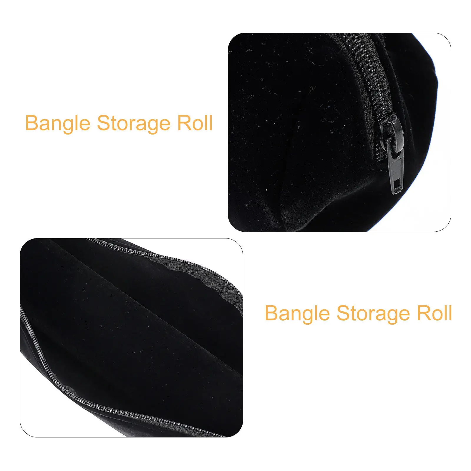 

1 Set Jewelry Storage Roll Lightweight Bangle Watch Display Travel Organizer Scratch Resistant Premium Material Home Shop Use