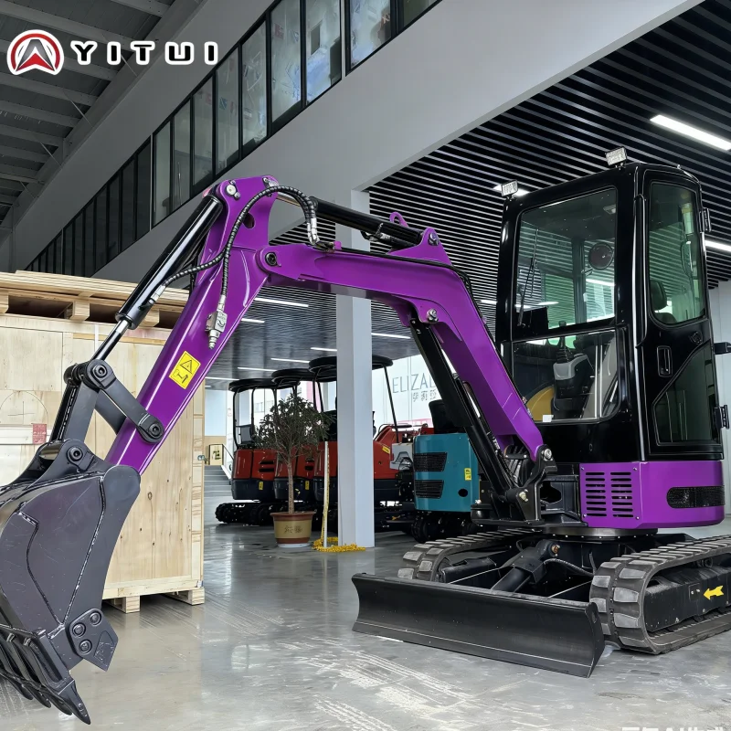 

Customized Compact Hydraulic Mini Excavator 3.5 Ton Small Digger Machine with Remote Control for Household Garden Use