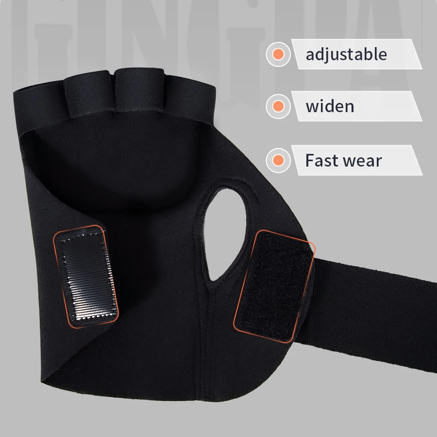 Fasce per le mani da boxe Fasciatura Guanti Muay Thai per uomo Guanti interni Mezze dita Guanto da boxe in gel per attrezzatura MMA Taekwondo