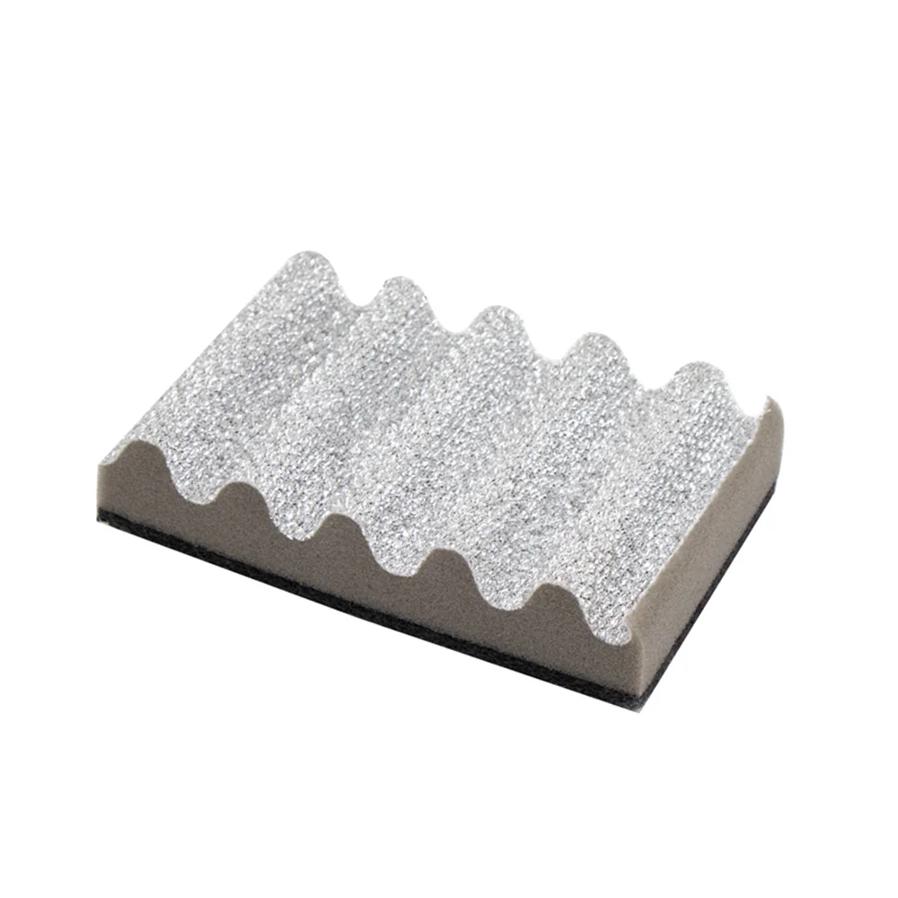 Grill net sponge cleaning brush derusting scouring gap Removing Kitchen Household Cleaning Accessories