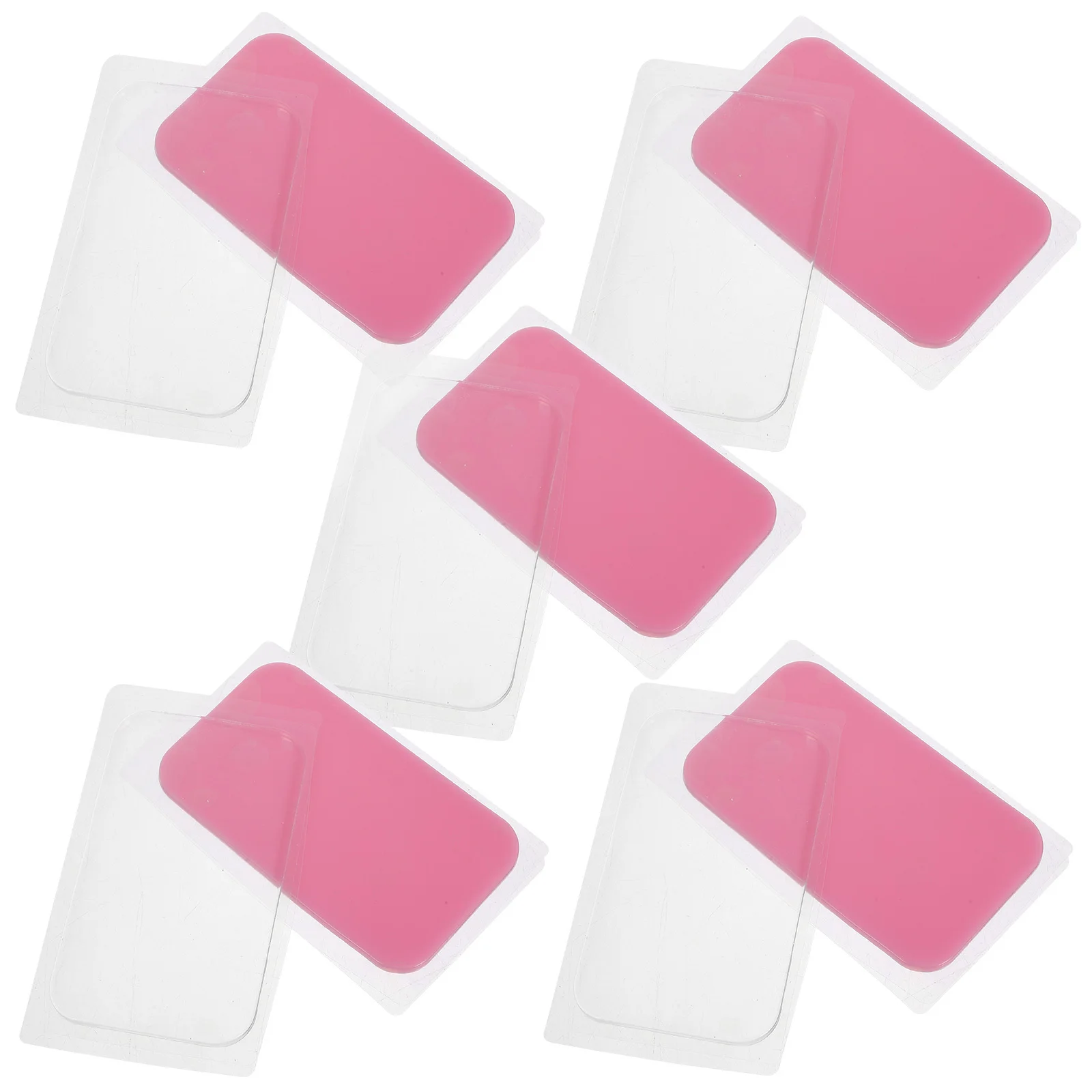 10Pcs Silicone Lash Pads Reusable Eyelash Extension Tool Ultra-Thin for Precision Grafting Professional False