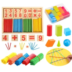 Children Math Toys Counting Sticks Geometric Block Mathematical Enlightenment Kindergarten Early Education Developmental Toy TMZ