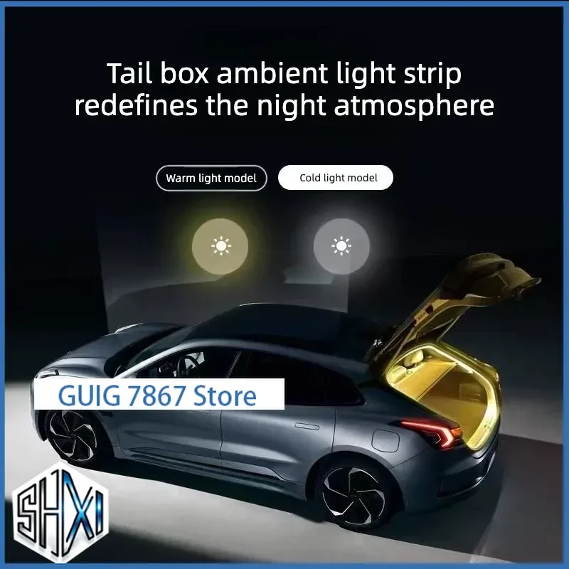 Suitable for Zeekr 7X 001 007GT 009 Trunk Light With Car Trunk Light Induction Lighting Modify Accessories