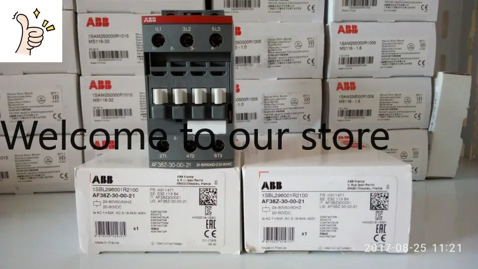 Nuevo Contactor Original ABB AF38Z-22-00-21 * 24-60VAC/DC DC AC Compartido