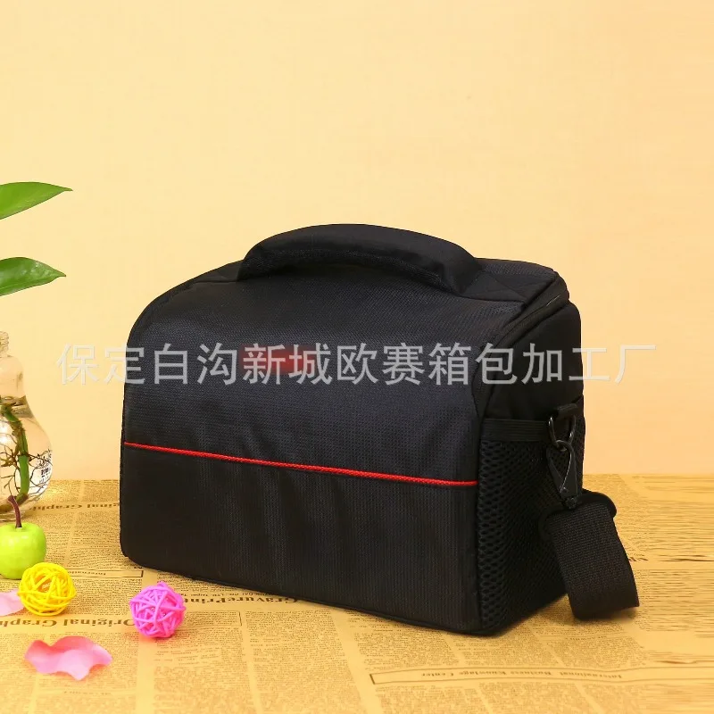 DSLR Camera Bag Waterproof Oxford Fit Shoulder Crossbody Portable for Photography Travel Outdoor Protective Storage Case