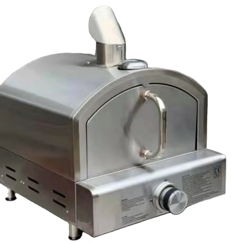 Commercial Bakery Equipment Countertop Stainless Steel Baking Fire Pizza Maker Oven