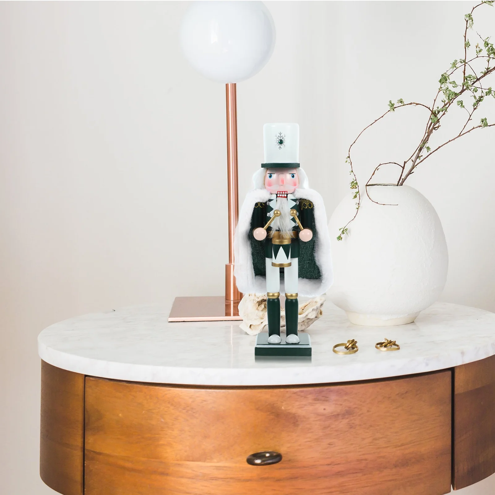 كسارة البندق الخشبية الصغيرة طبل الجندي عيد الميلاد زخرفة كيب عيد الميلاد سطح المكتب ديكور هدية احتفالية كسارات البندق كسارة البندق ديكور #1