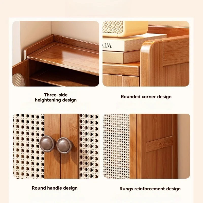 Shoe cabinet for home use, doorstep shoe rack, simple indoor rental, multi-layer breathable dust-proof storage rack for houses image 6