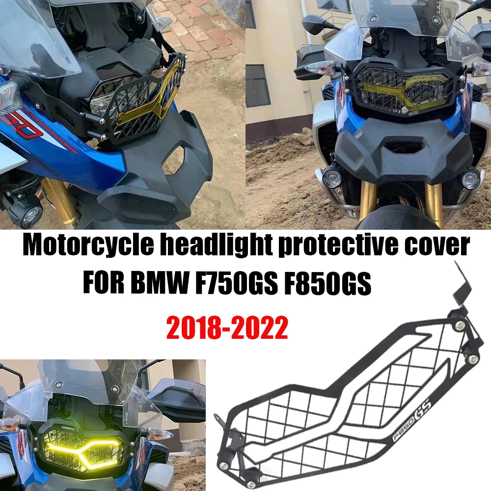 

Motorcycle For BMW F850GS F850 F750 GS F750GS F 750 GS 2018 - 2022Headlight Guard Grille Grill Cover Protector CNC Aluminum PVC