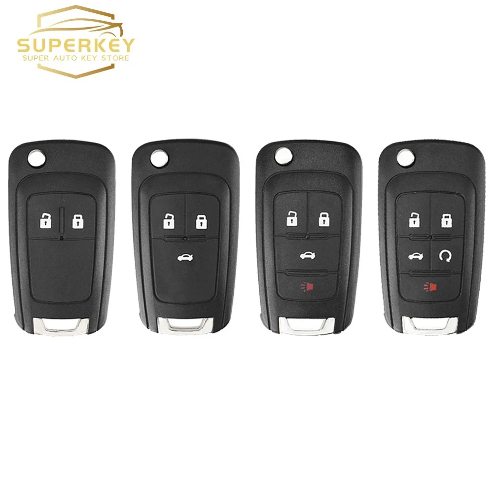 

SUPERKEY Remote car Key Shell Case For Chevrolet Cruze Epica Lova Camaro Flip Folding For OPEL VAUXHALL Insignia Astra Zafira