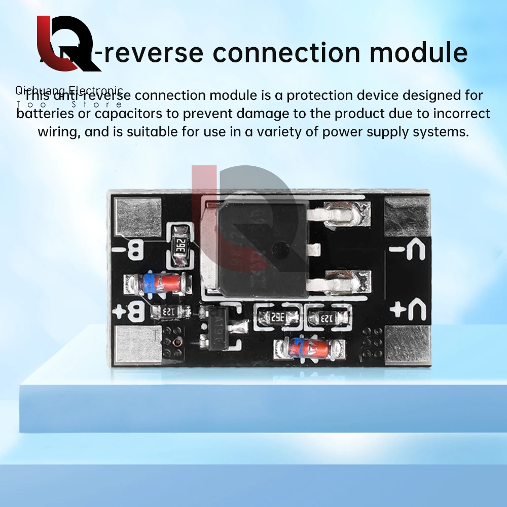 12A แบตเตอรี่ตัวเก็บประจุบวกลบย้อนกลับการเชื่อมต่อป้องกัน Anti-ย้อนกลับการเชื่อมต่อโมดูล 3 V-28 V