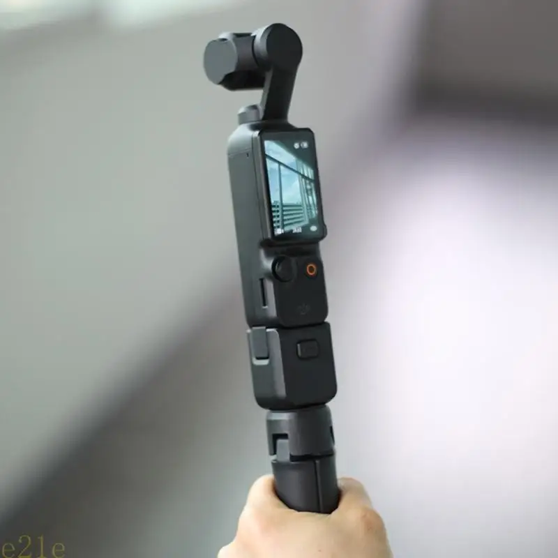 

E21E Mini Tripod Desktop Tabletop Stand Tripod for Pocket 3 Gimbals Handle Grip Stabilizer Action Cameras Accessories