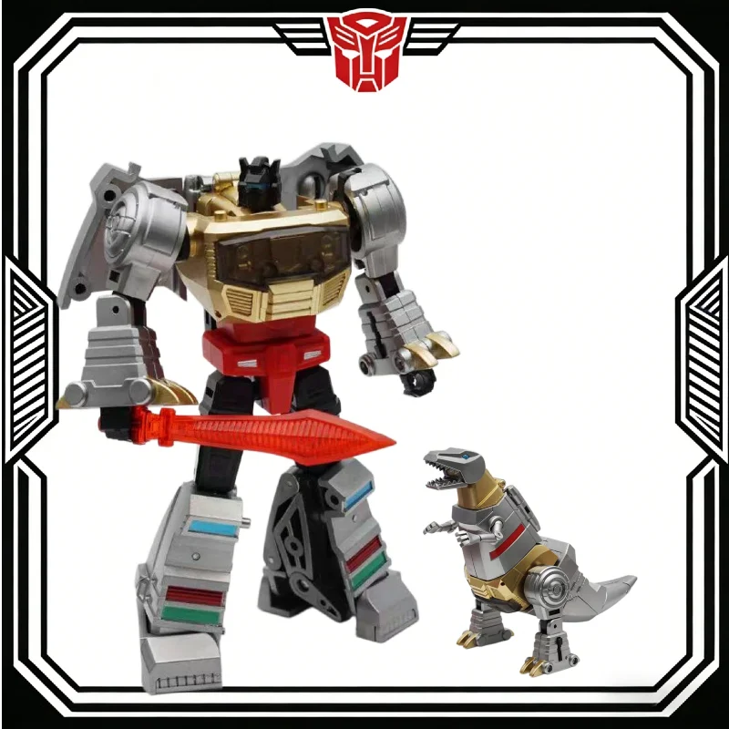 

В наличии: Фигурка MFT MF-25 Grimlock (Металлическое покрытие), миниатюрная модель DinoBot, трансформируемый Тираннозавр Рекс, сборный набор (Гараж-кит)