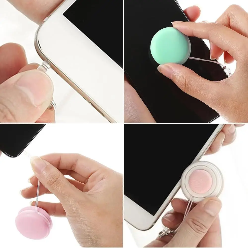 Screen Repair Tool Macaron Phone Screen Cleaner Glasses Wipe Sponge Cleaning Tool Macaron Mobile Phone Screen Wipe Heart-shaped