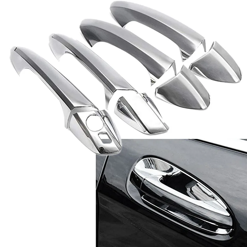 Car Chrome Door Handle Trim Cover for Mercedes-Benz GLK CLA C-Class W204 W246 W212 X204 W166 W117