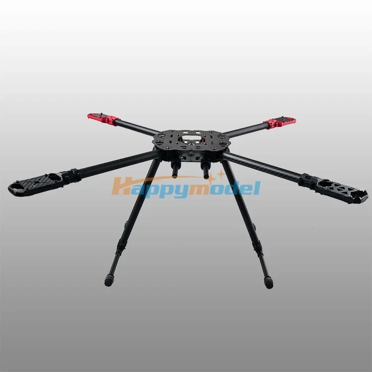 HMF-F650 650mm Folding 4 Axis CF Quadcopter Frame Kit PCB Center Plate HMF F650