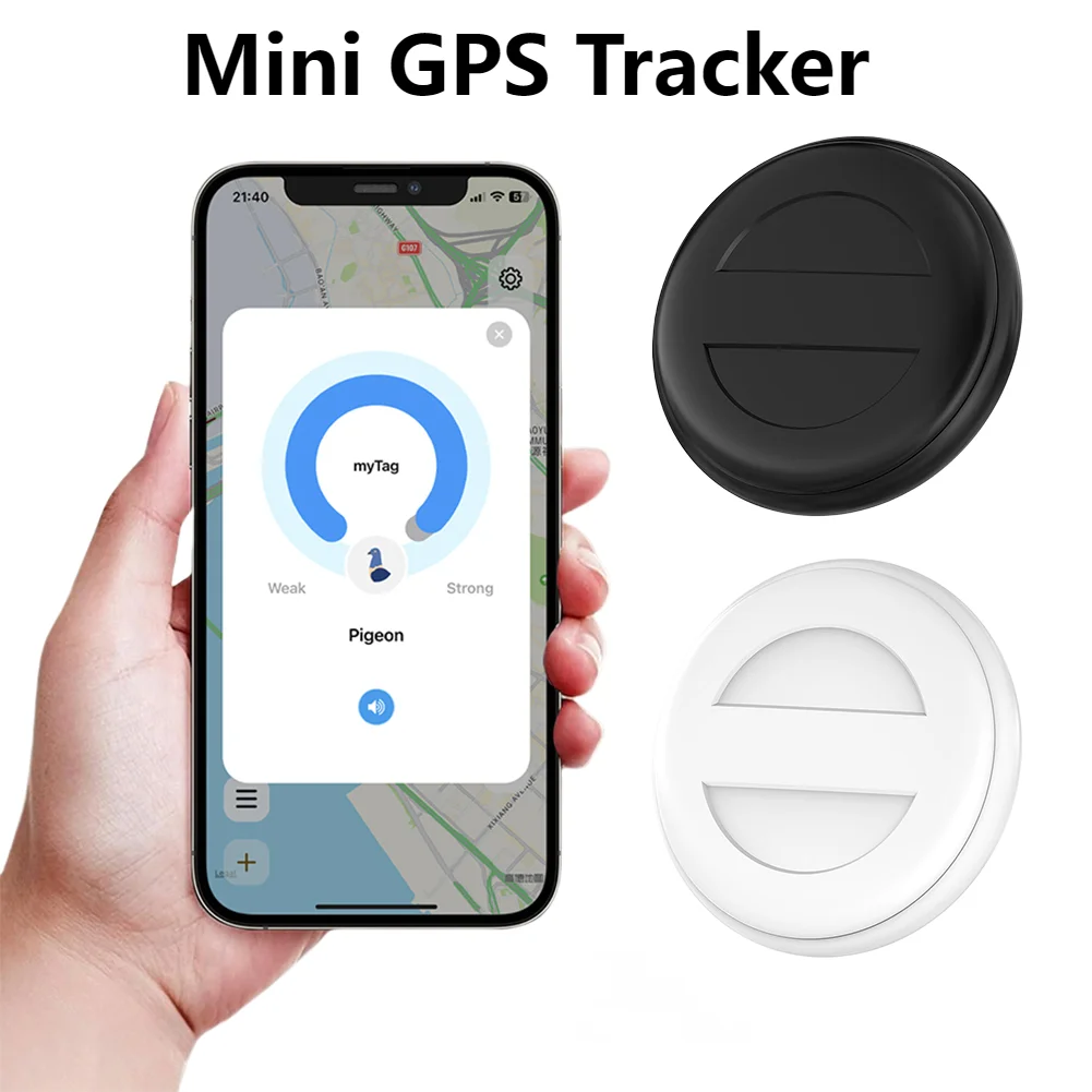 Drahtloser Mini-GPS-Tracker mit APP, globaler GPS-Positionierungs-Locator, intelligenter Anti-Verlust-Alarm, Artikelfinder für iOS/Android
