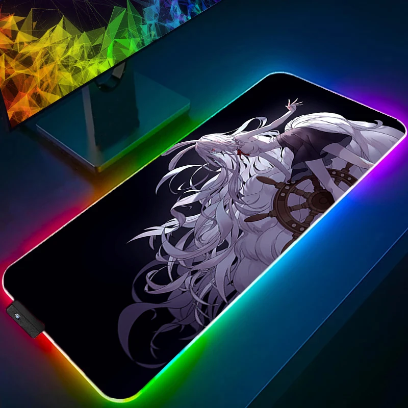 

RGB Mouse Pad one piece Carrot gamer Large LED Keyboard NonSlip Rubber Computer Carpet Desk Mat PC Gamer Backlight XXL MousePad
