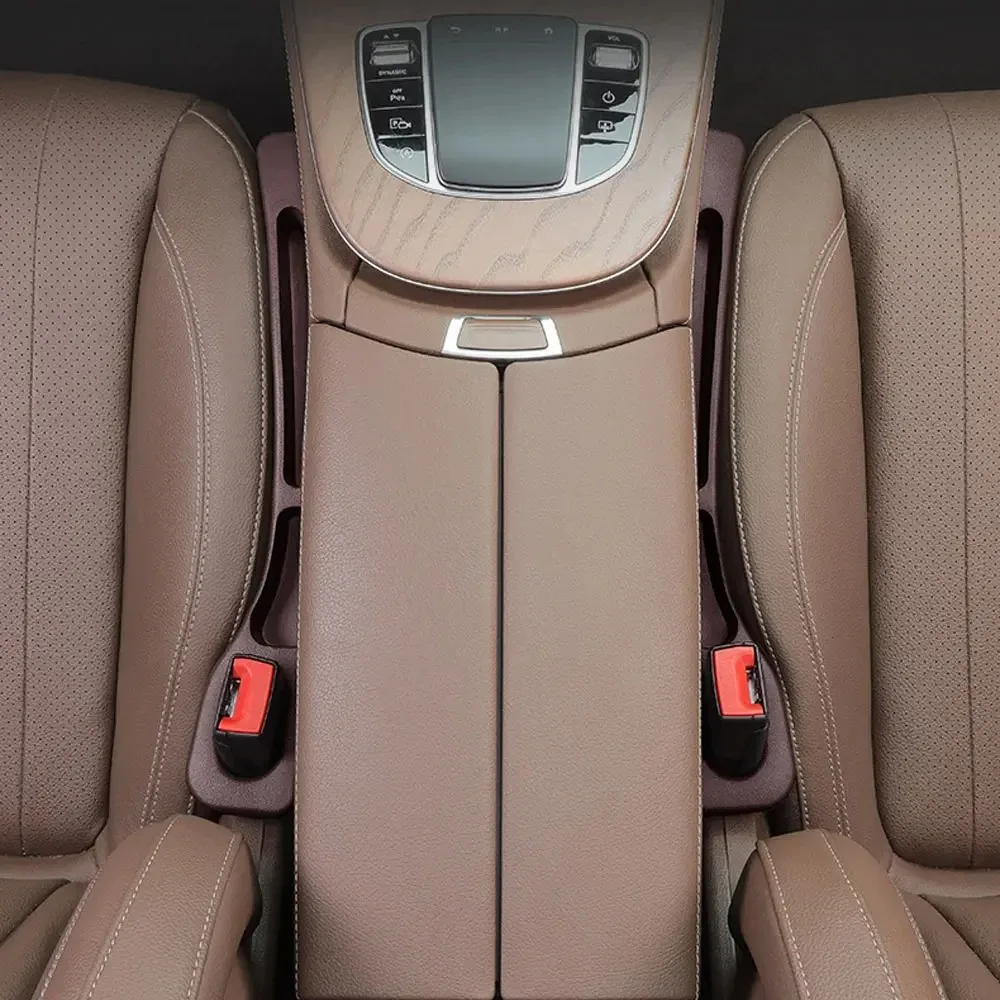 2Pcs Auto Sitz Lücke Füllstoff Sitz Spalt Lagerung Box Tasche Zwischen Sitze Konsole Organizer Dekoration Innen Auto Zubehör – Detail 5