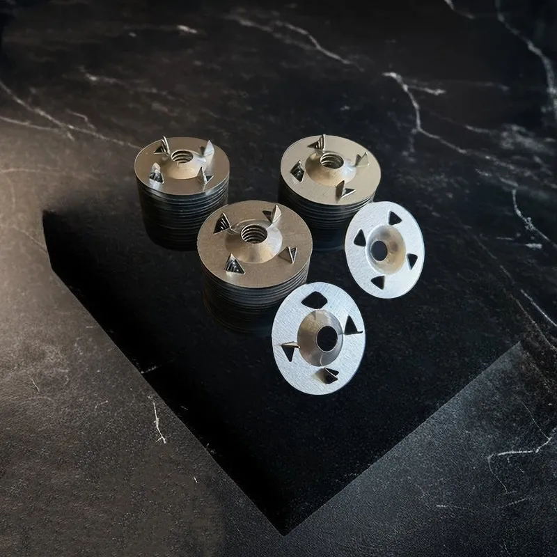 32mm Four Claw Washers 146 pcs, Durable Iron Material, Flat Stable Base, for Floor Tile Installation