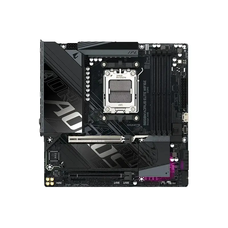 جيجابايت جديد B850M AORUS ELITE WIFI6E اللوحة الأم مايكرو ATX AMD المقبس AM5 AMD B850