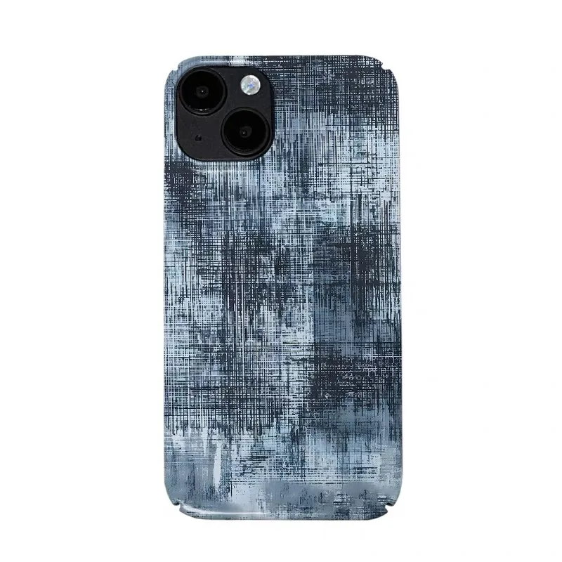 

Retro Blue Pattern Art Phone Case for IPHONE 17 Air 16E 15 PROMAX 14 Plus 13 12 MINI 11 PRO 16Plus XR XS MAX Acrylic Phone Cover