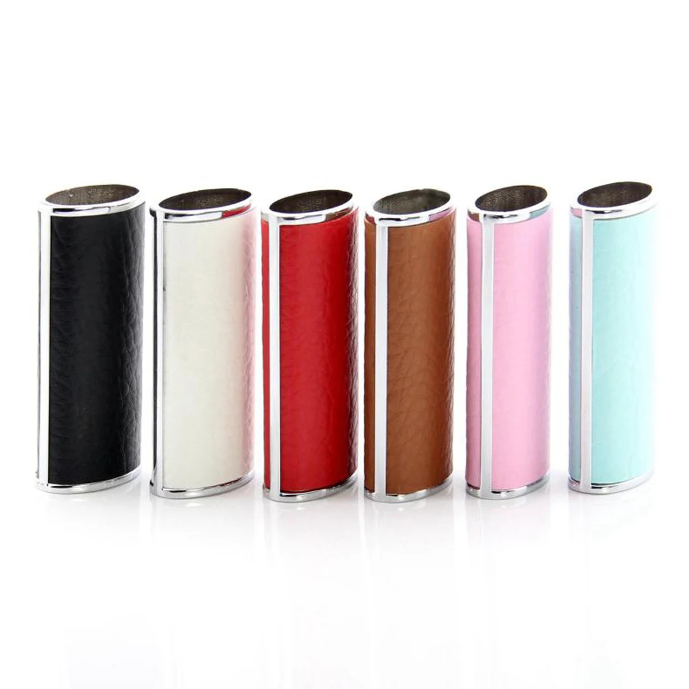 DOLPHIN Metal PU Leather Case Decorative Shell DIY Handmade Covering leather Trim Liner For Bic Lighter J6