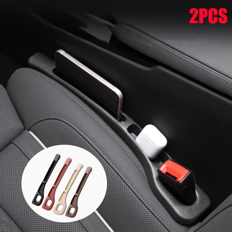 2Pcs Universal Car Seat Gap Plug Strip Side Seam Car Gap Filler Leak Proof Seat Gap Storage Organizer Interior Accessories