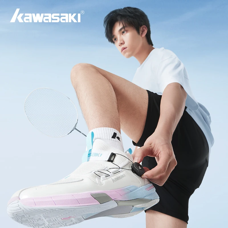 Kawasaki stoßdämpfende Damen-Sneaker, Unisex, Herren-Tennis, professionelle Torsions- und Verschleißfestigkeit, Herren-Sport-Tennis 2023