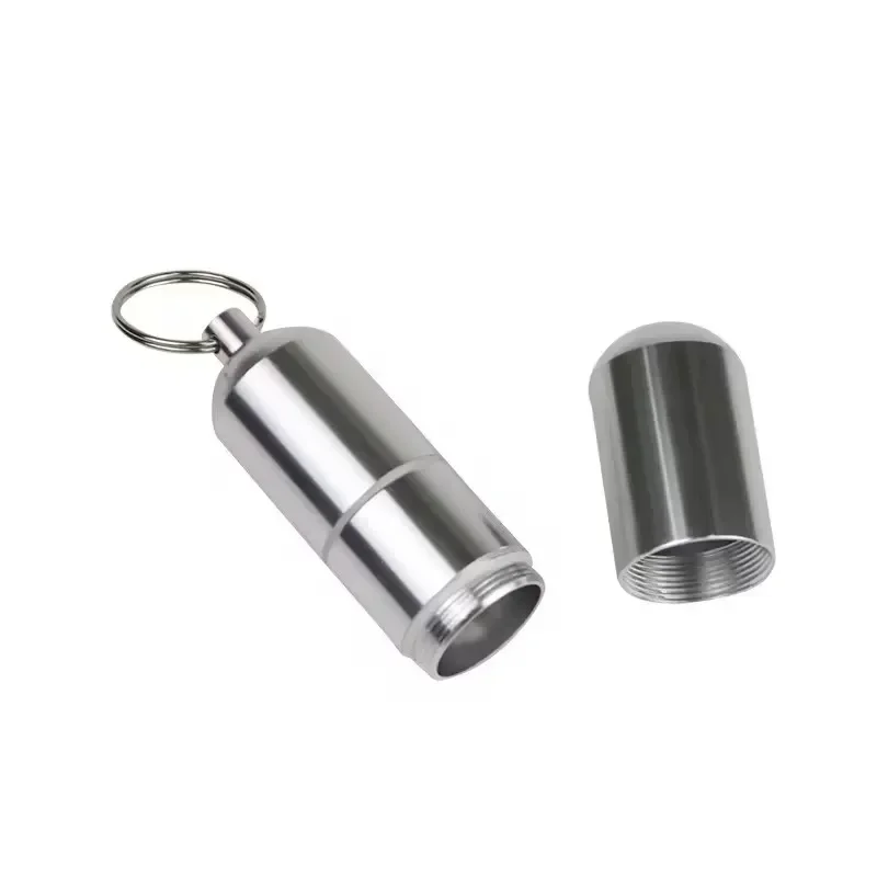 Portable Aluminum Alloy Cigarete Case Waterproof Pill Toothpick Capsule Box Mini Storage Box