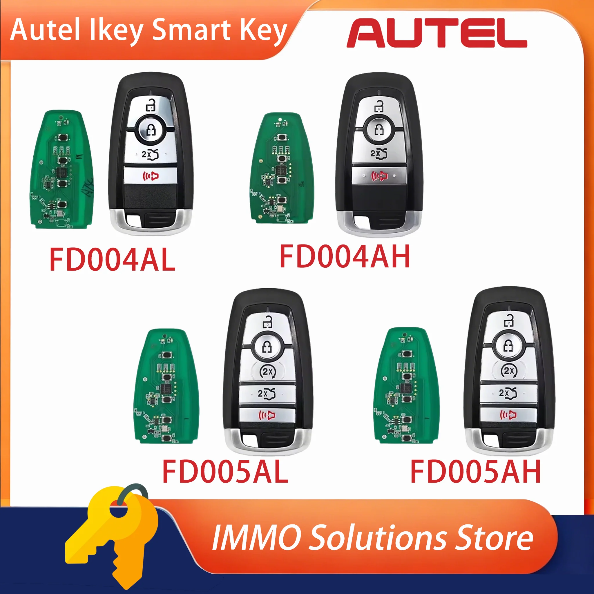 

Autel Ikey Smart Key FD004AL FD004AH FD005AL FD005AH for MaxiIM KM100 IM508 IM608 XP400PRO APB131