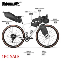 Rhinowalk Bike Bag Bag Splashproof Bicycle Handlebar Front Top/Bottom Tube Bag Bikepacking Wilderness Series 1 Piece Sale