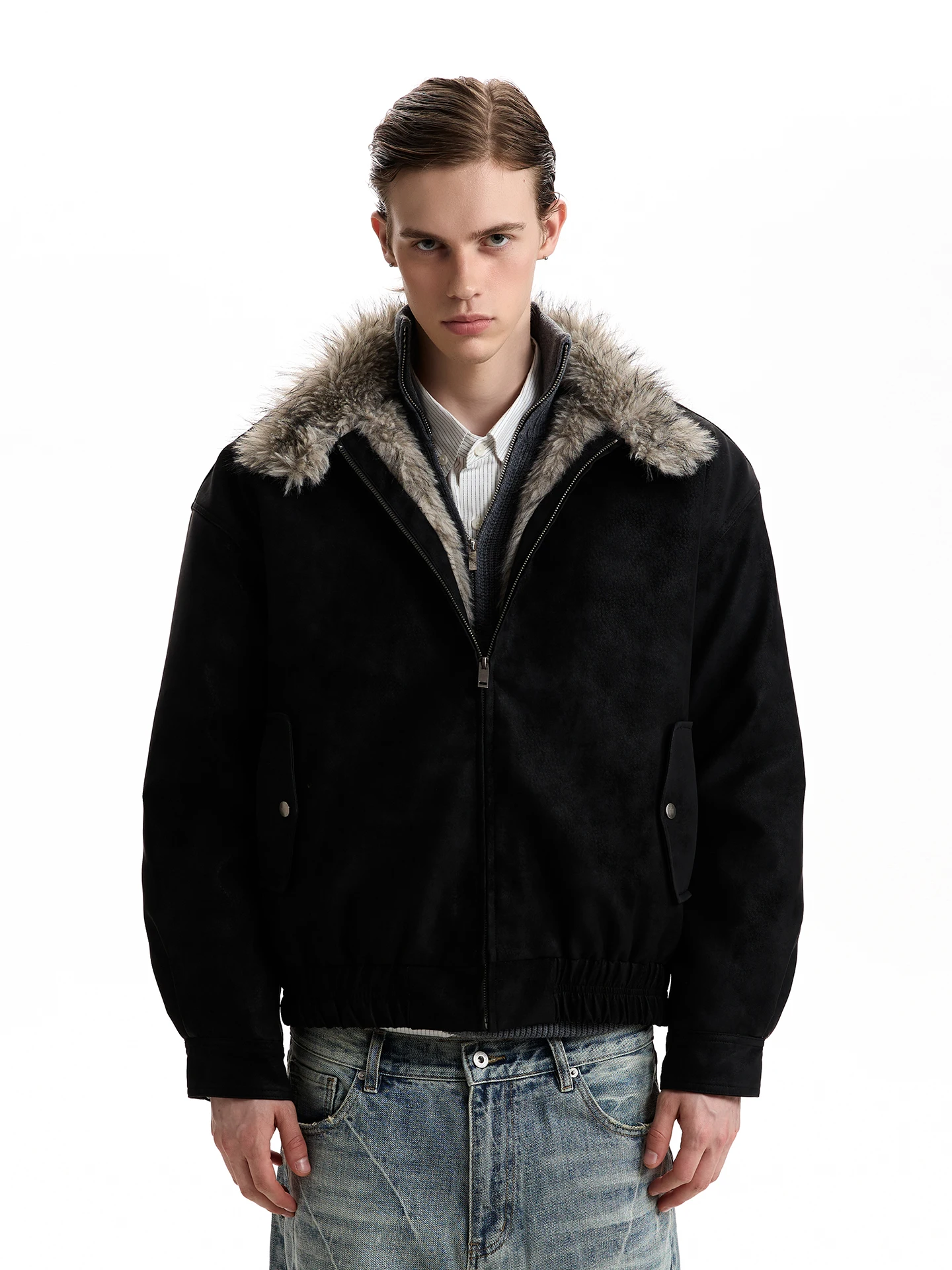 

Зимняя куртка PUEE в американском ретро-стиле, утепленная, с капюшоном, из полиэфирного волокна, теплая верхняя одежда для мужчин и женщин