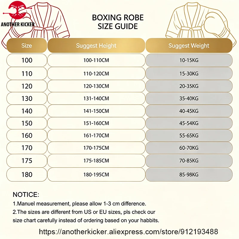 Adult Kids Muay Thai Boxing Robe Red 3/4 Sleeve Hooded Satin Cloak Fighting Gown for MMA Kickboxing Training Matches Entrance