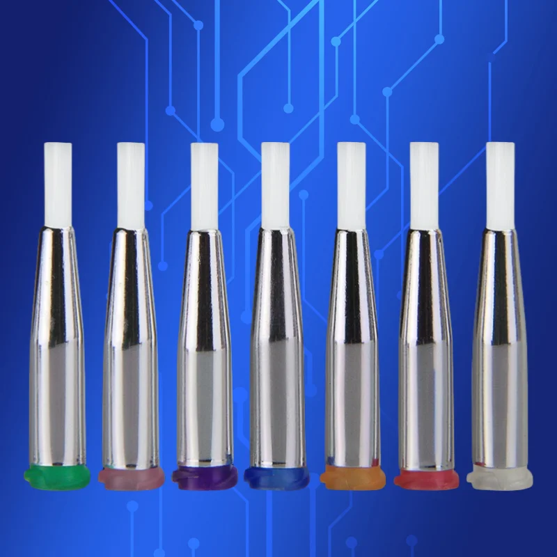 ‌Precision Dispensing Brush Needle 14G-27G | 3mm Dia Stainless Steel Tip for Epoxy/Silicone Glue (Reusable Anti-Clog Syringes Ki