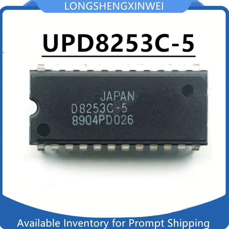 1PCS New UPD8253C-5 Package DIP-24 Silk Screen D8253C-5 Programmable Counting Timer Chip IC Original in Stock